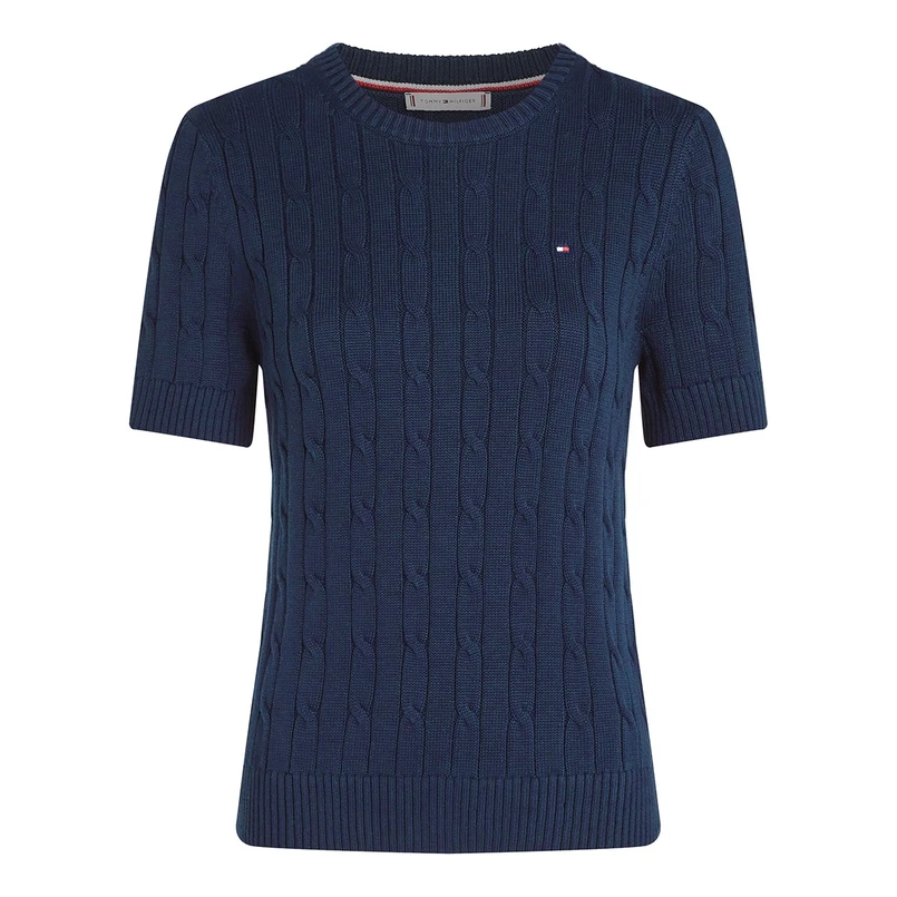 Tommy Hilfiger Dames Trui Ww0ww38744c1g Navy