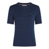 Tommy Hilfiger Dames Trui Ww0ww38744c1g Navy