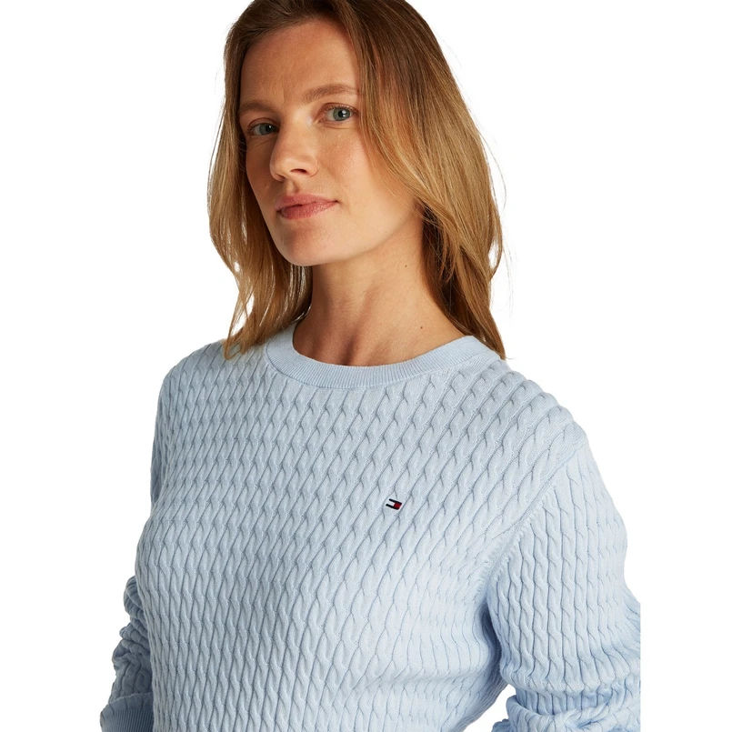 Tommy Hilfiger Dames Trui Ww0ww44993c1o Bleu