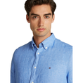Tommy Hilfiger Heren Overhemd Mw0mw34602c30 Bleu