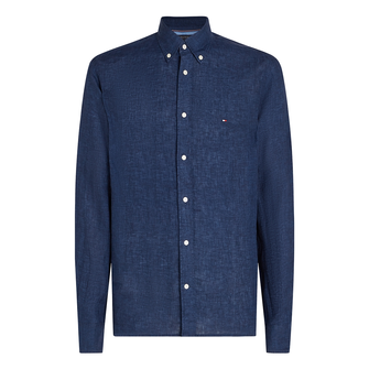 Tommy Hilfiger Heren Overhemd Mw0mw34602dcc Navy
