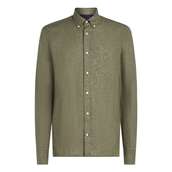 Tommy Hilfiger Heren Overhemd Mw0mw34602pli Groen