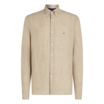 Tommy Hilfiger Heren Overhemd Mw0mw34602rbt Beige
