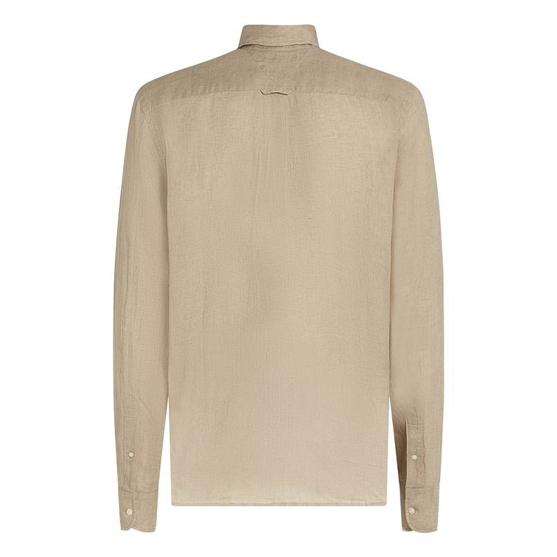 Tommy Hilfiger Heren Overhemd Mw0mw34602rbt Beige