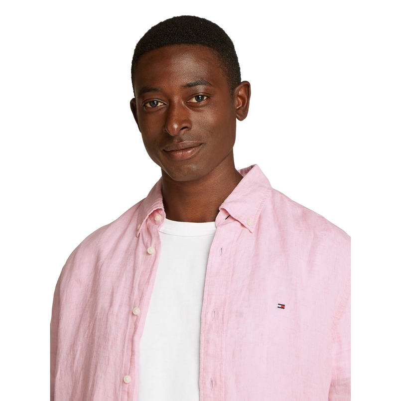 Tommy Hilfiger Heren Overhemd Mw0mw34602tol Roze