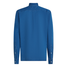 Tommy Hilfiger Heren Overhemd Mw0mw381340gz Midden blauw