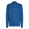 Tommy Hilfiger Heren Overhemd Mw0mw381340gz Midden blauw