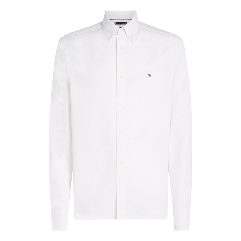Tommy Hilfiger Heren Overhemd Mw0mw38556ycf Wit