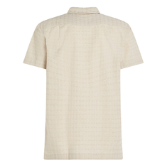 Tommy Hilfiger Heren Overhemd Mw0mw38564ya8 Ecru