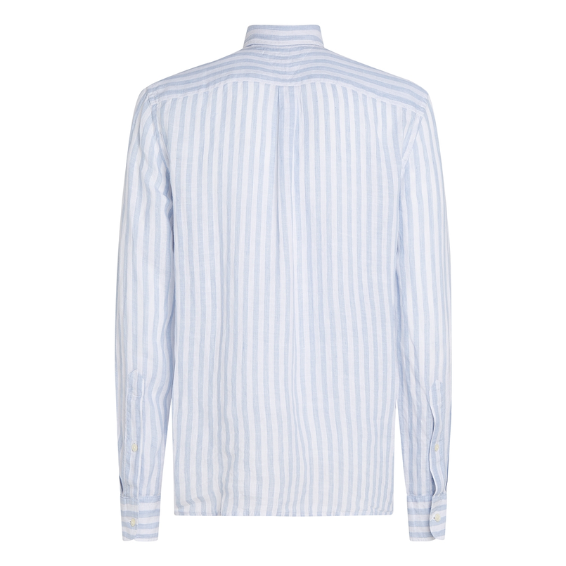 Tommy Hilfiger Heren Overhemd Mw0mw385810a4 Bleu