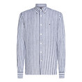 Tommy Hilfiger Heren Overhemd Mw0mw385810a5 Blauw mele