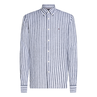 Tommy Hilfiger Heren Overhemd Mw0mw385810a5 Blauw mele