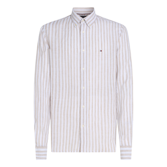 Tommy Hilfiger Heren Overhemd Mw0mw385810aa Beige