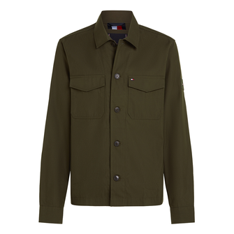 Tommy Hilfiger Heren Overhemd Mw0mw38712rbn Olijf