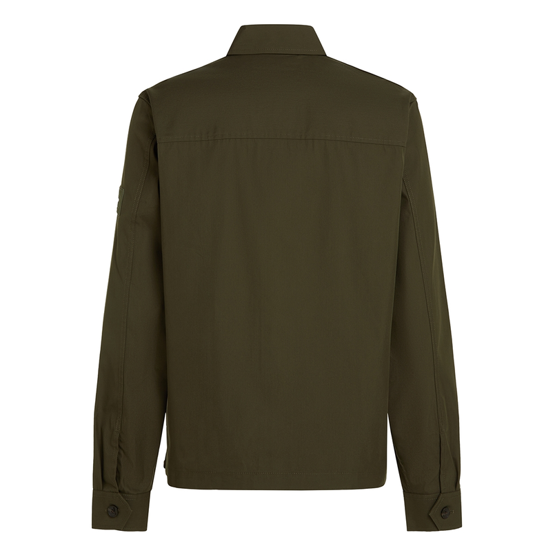 Tommy Hilfiger Heren Overhemd Mw0mw38712rbn Olijf