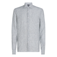Tommy Hilfiger Heren Overhemd Mw0mw38732dcc Blauw mele