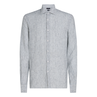 Tommy Hilfiger Heren Overhemd Mw0mw38732dcc Blauw mele
