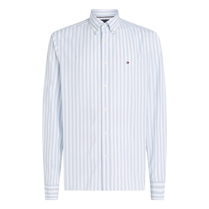 Tommy Hilfiger Heren Overhemd Mw0mw391590a4 Bleu