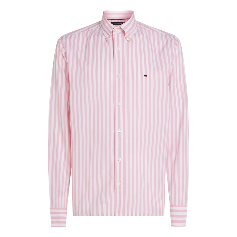 Tommy Hilfiger Heren Overhemd Mw0mw391590d1 Roze