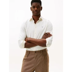 Tommy Hilfiger Heren Overhemd Mw0mw40469 Cognac
