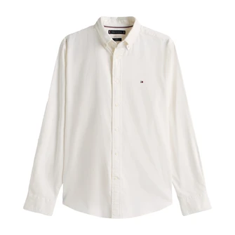 Tommy Hilfiger Heren Overhemd Mw0mw40469 Cognac
