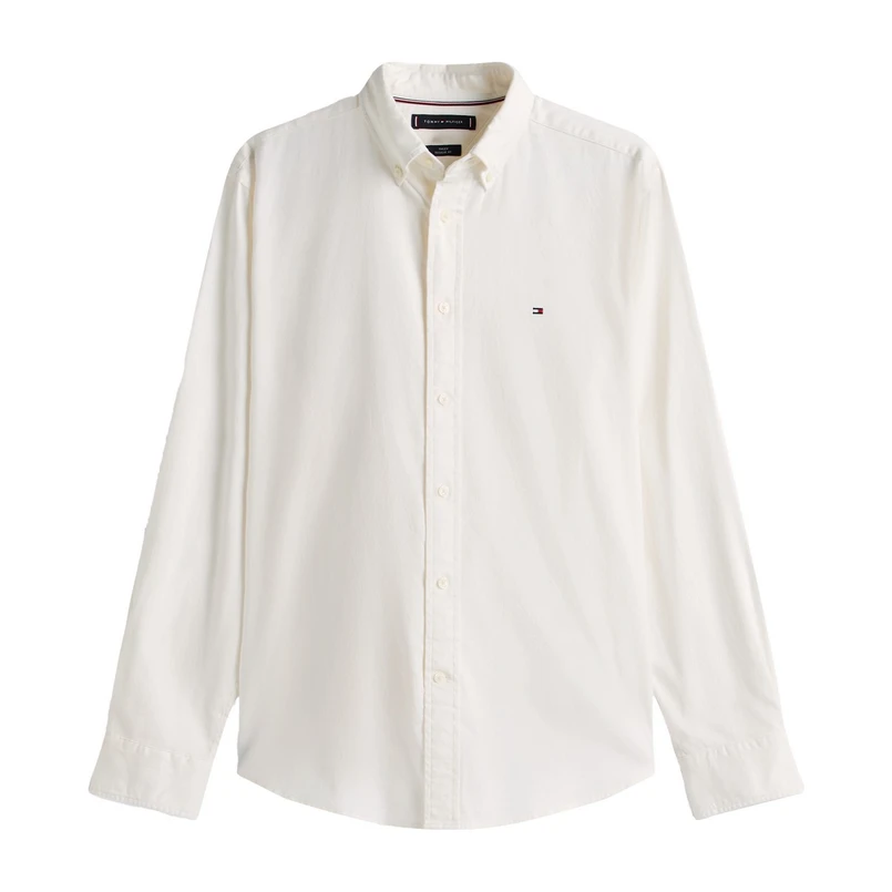 Tommy Hilfiger Heren Overhemd Mw0mw40469 Cognac