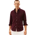 Tommy Hilfiger Heren Overhemd Mw0mw40486 Bleached blue denim