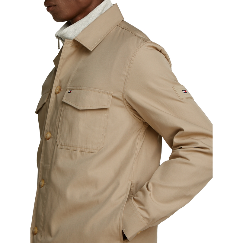 Tommy Hilfiger HEREN OVERSHIRT MW0MW38712 Zand