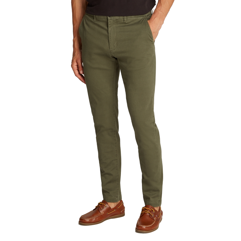 Tommy Hilfiger Heren Pantalon Mw0mw37714rbn Olijf
