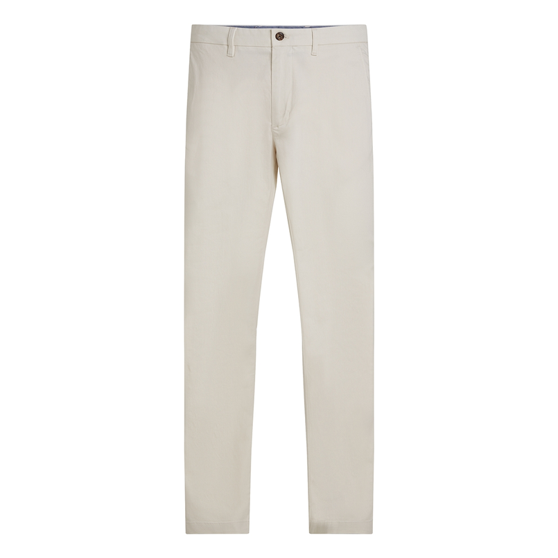 Tommy Hilfiger Heren Pantalon Mw0mw37714ya8 Ecru