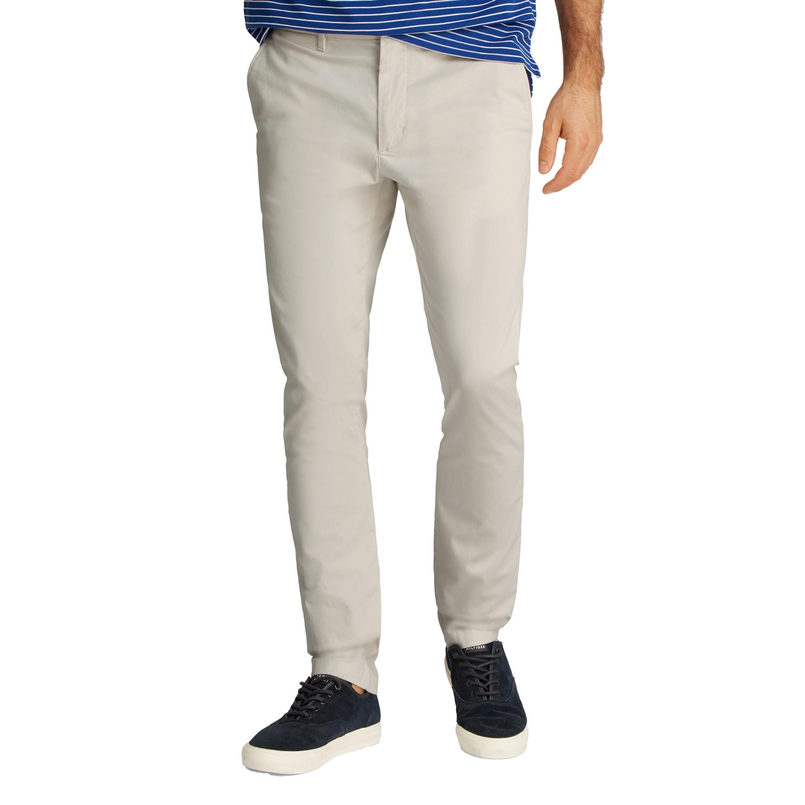 Tommy Hilfiger Heren Pantalon Mw0mw37714ya8 Ecru