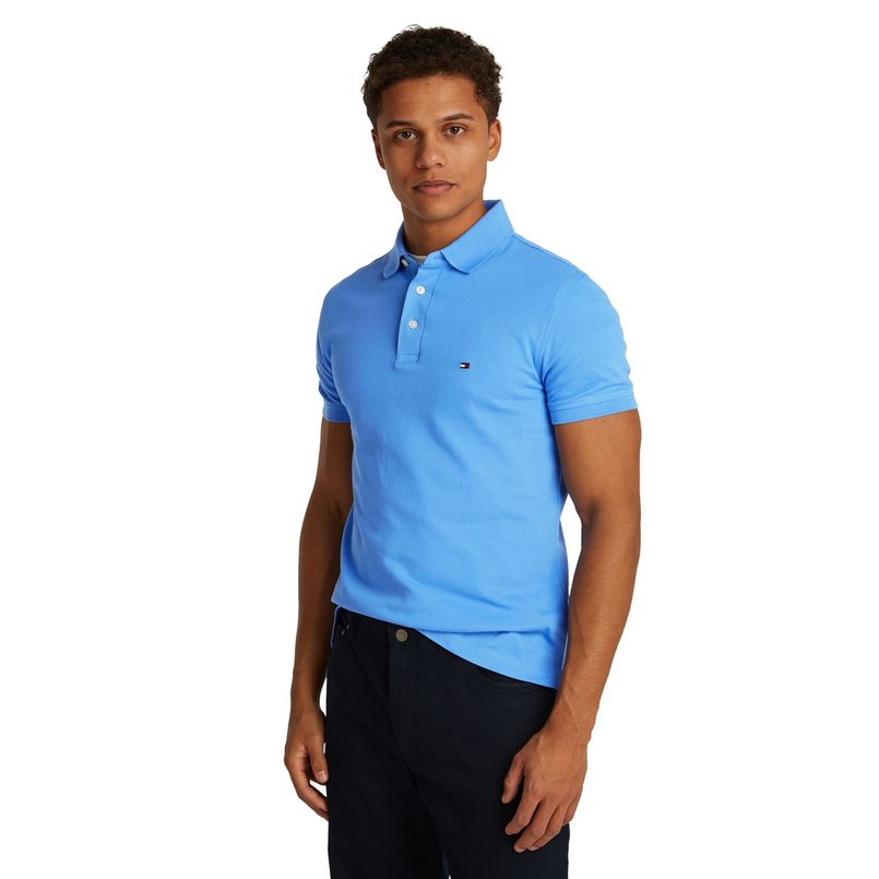 Tommy Hilfiger Heren Polo Mw0mw17771c30 Bleu