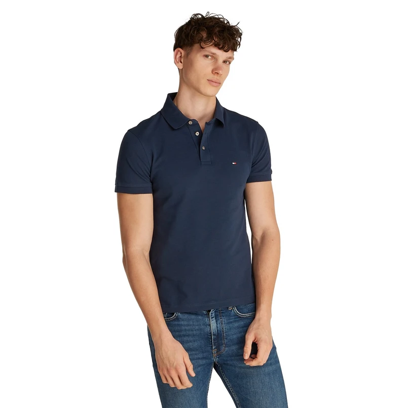 Tommy Hilfiger Heren Polo Mw0mw17771daf Navy