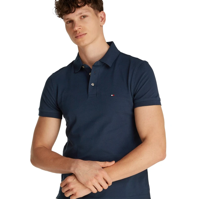 Tommy Hilfiger Heren Polo Mw0mw17771daf Navy