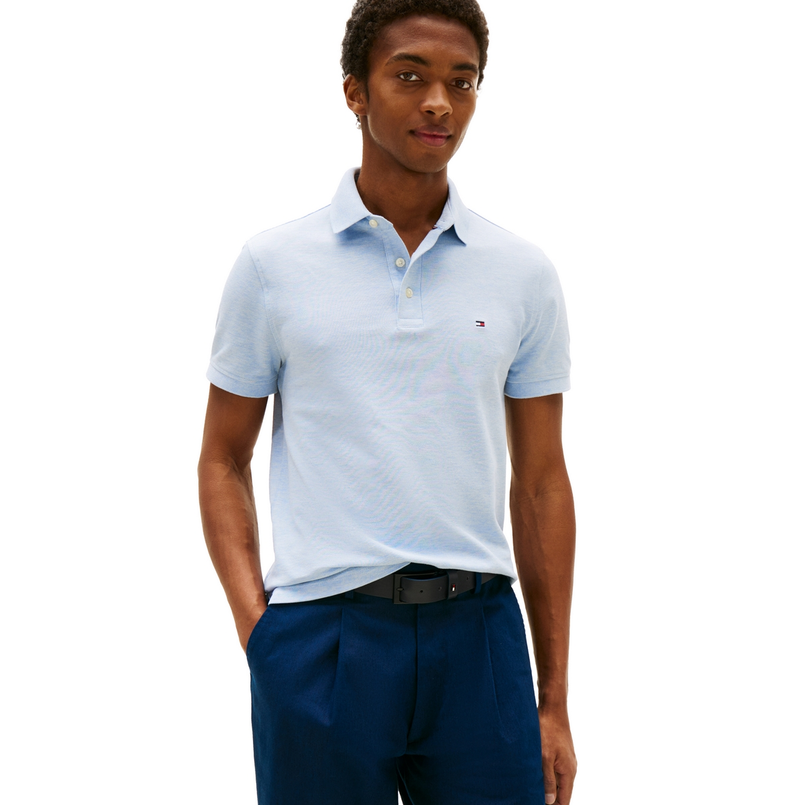 Tommy Hilfiger heren Polo MW0MW17771DS9 Bleu