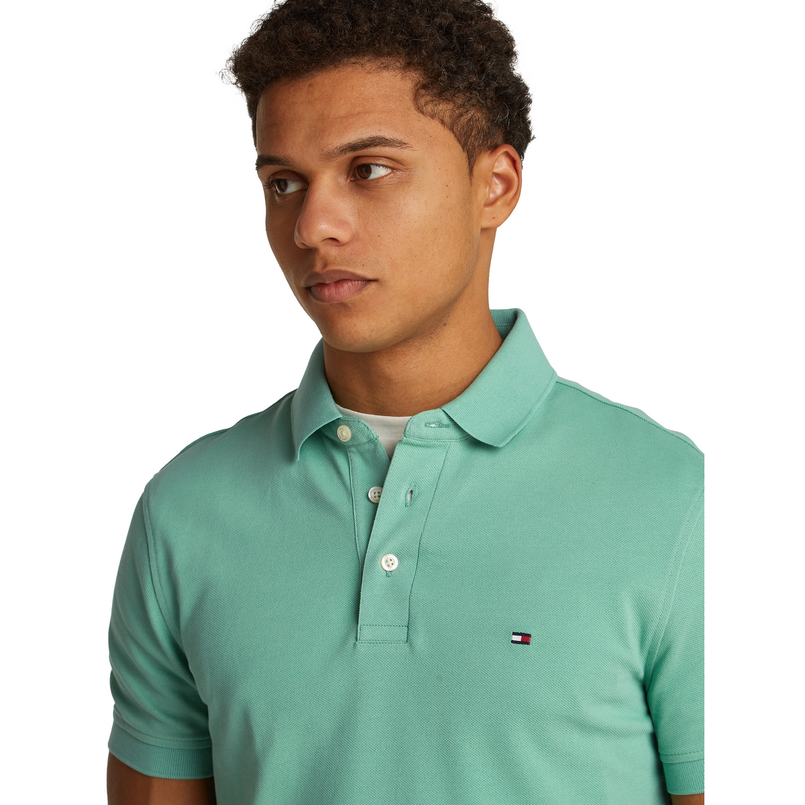 Tommy Hilfiger Heren Polo Mw0mw17771l3j Groen