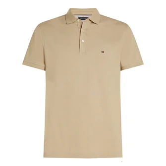Tommy Hilfiger Heren Polo MW0MW17771RBT Taupe