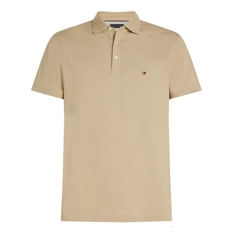 Tommy Hilfiger Heren Polo MW0MW17771RBT Taupe