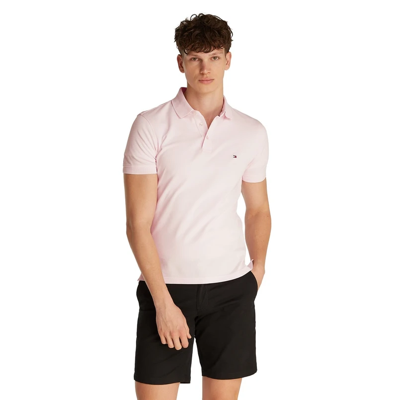 Tommy Hilfiger Heren Polo Mw0mw17771tog Roze