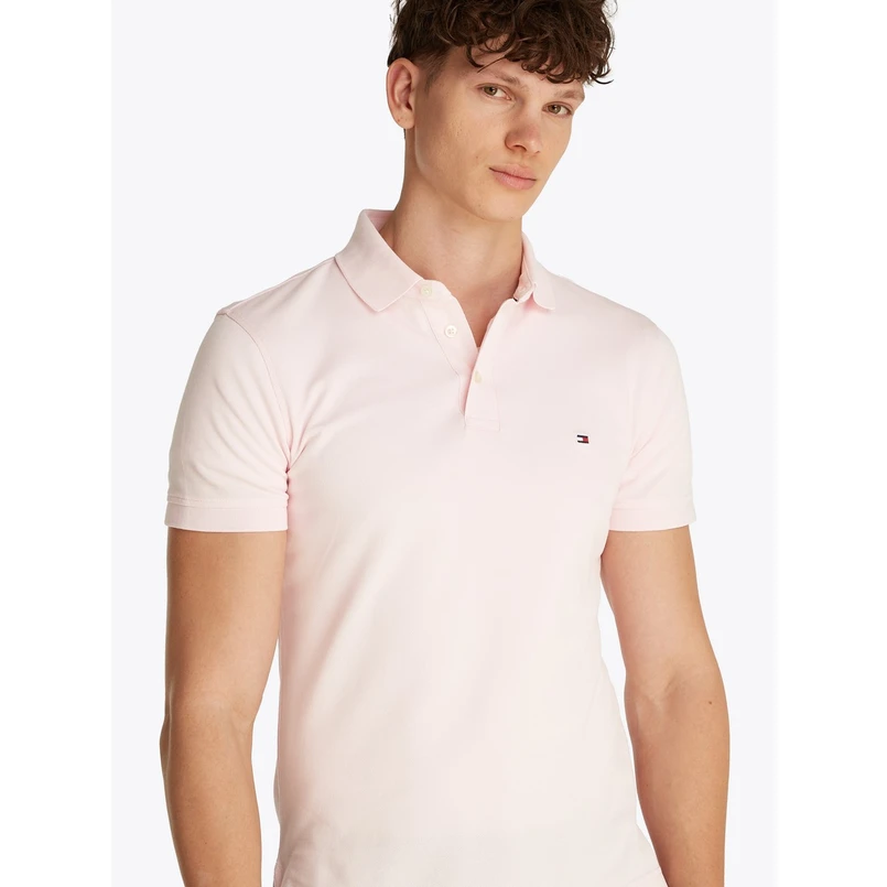 Tommy Hilfiger Heren Polo Mw0mw17771tog Roze