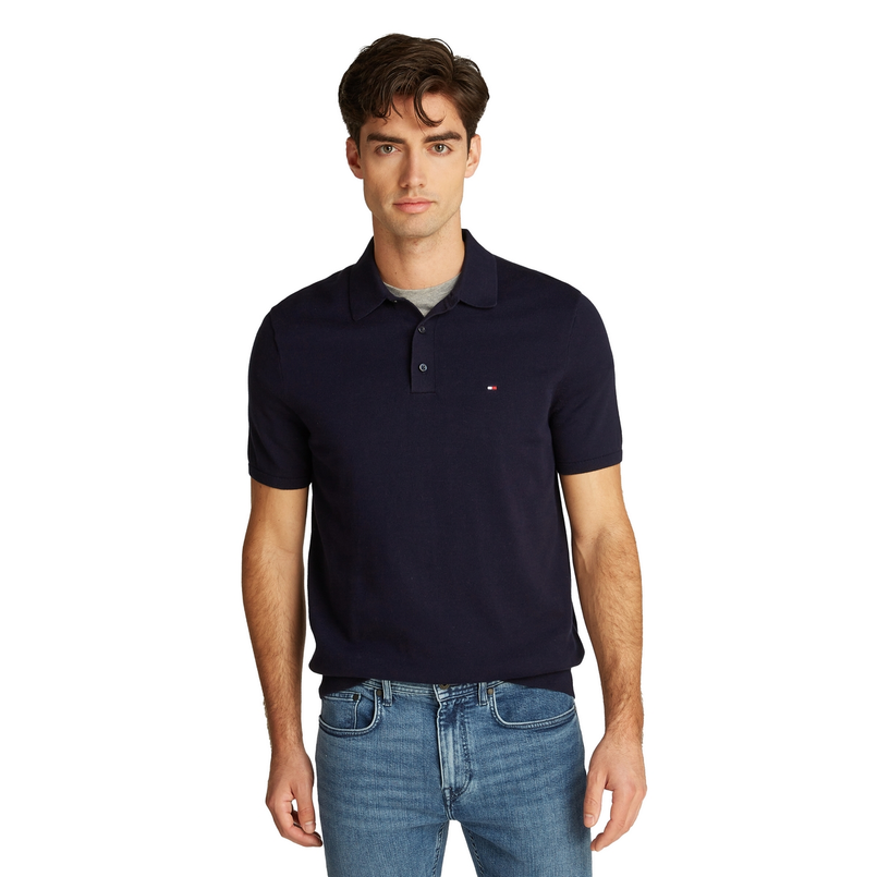 Tommy Hilfiger Heren Polo Mw0mw37396dw5 Navy