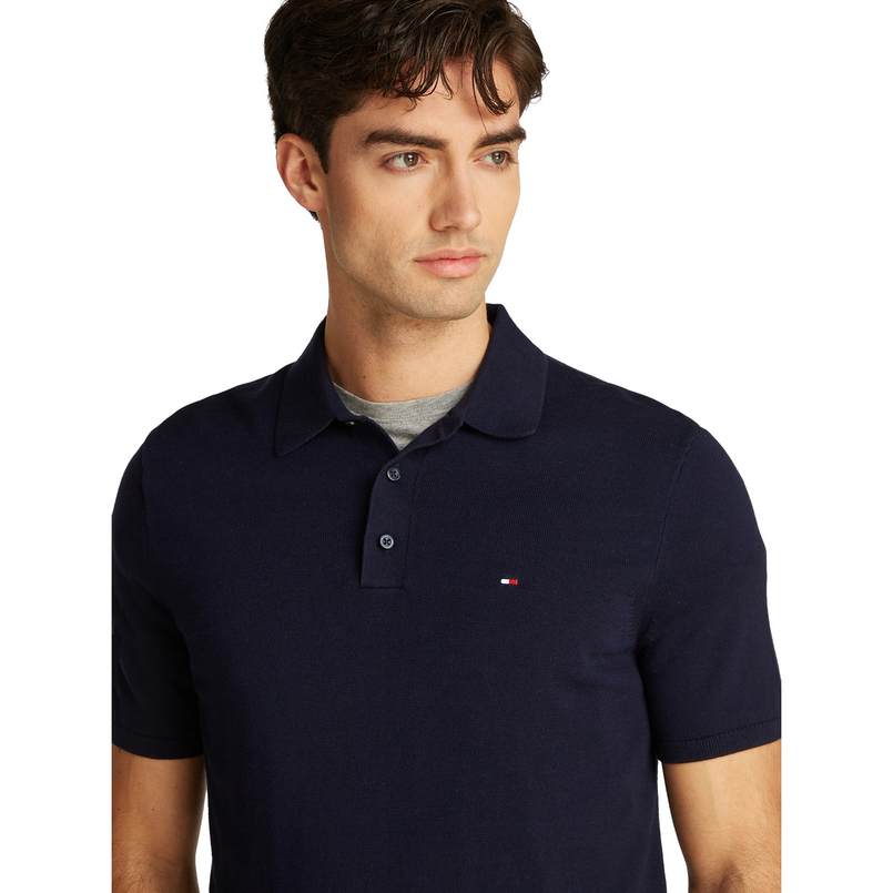 Tommy Hilfiger Heren Polo Mw0mw37396dw5 Navy