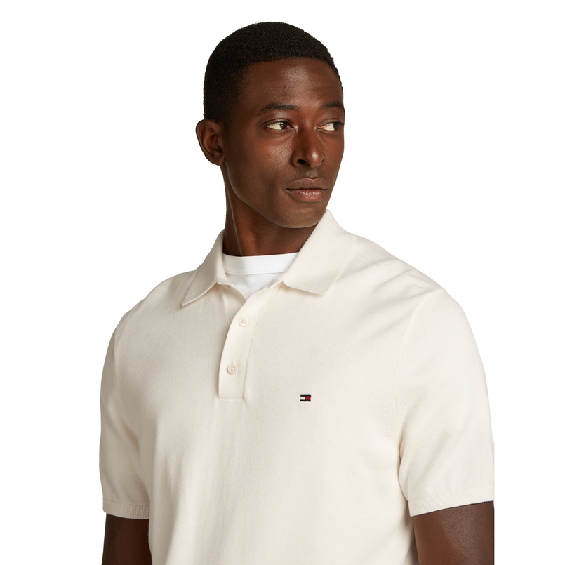 Tommy Hilfiger Heren Polo Mw0mw37396z00 Wit