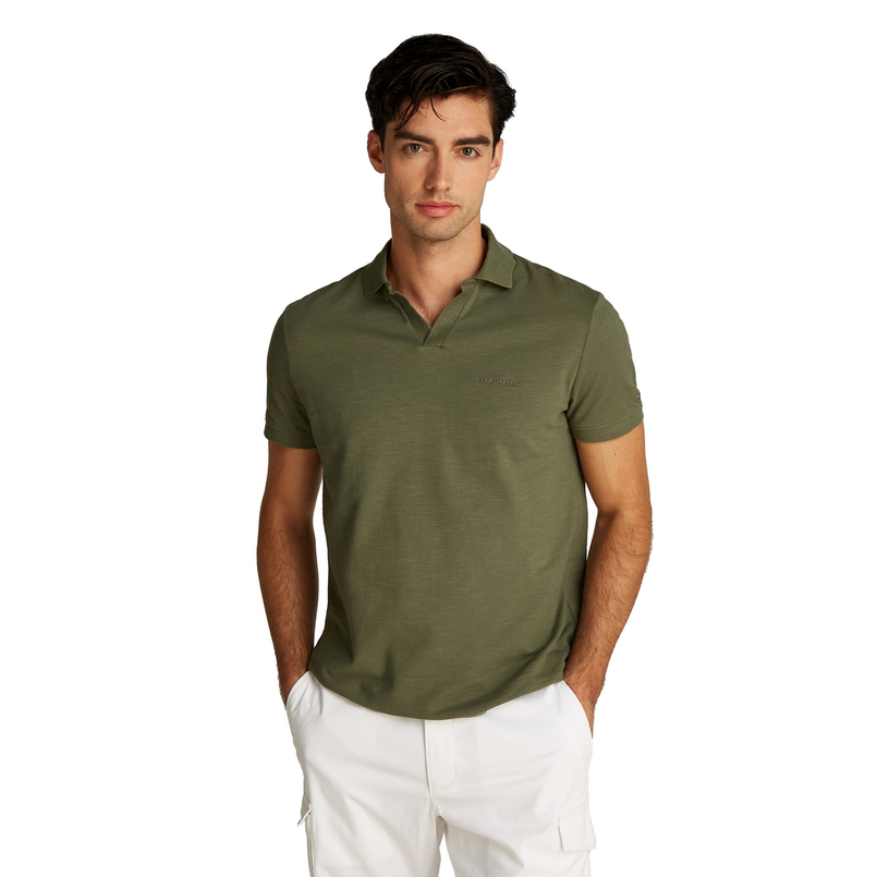 Tommy Hilfiger Heren Polo Mw0mw38483pli Wit