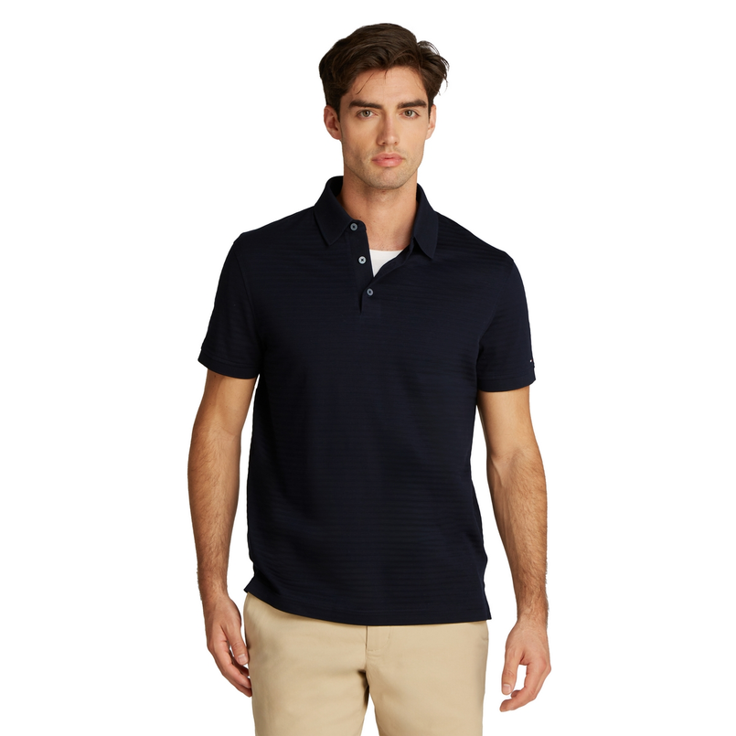 Tommy Hilfiger Heren Polo Mw0mw38743dw5 Bleu