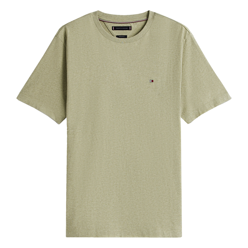 Tommy Hilfiger Heren T-shirt MW0MW37268MTA Groen
