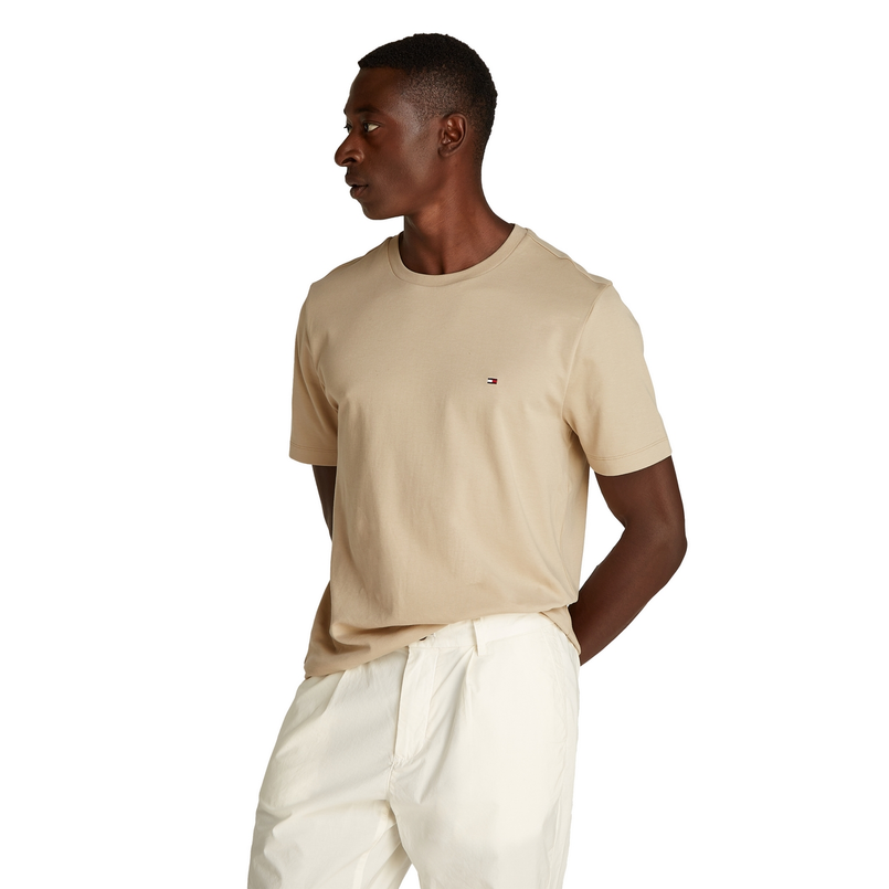 Tommy Hilfiger Heren T-shirt Mw0mw37508rbt Beige