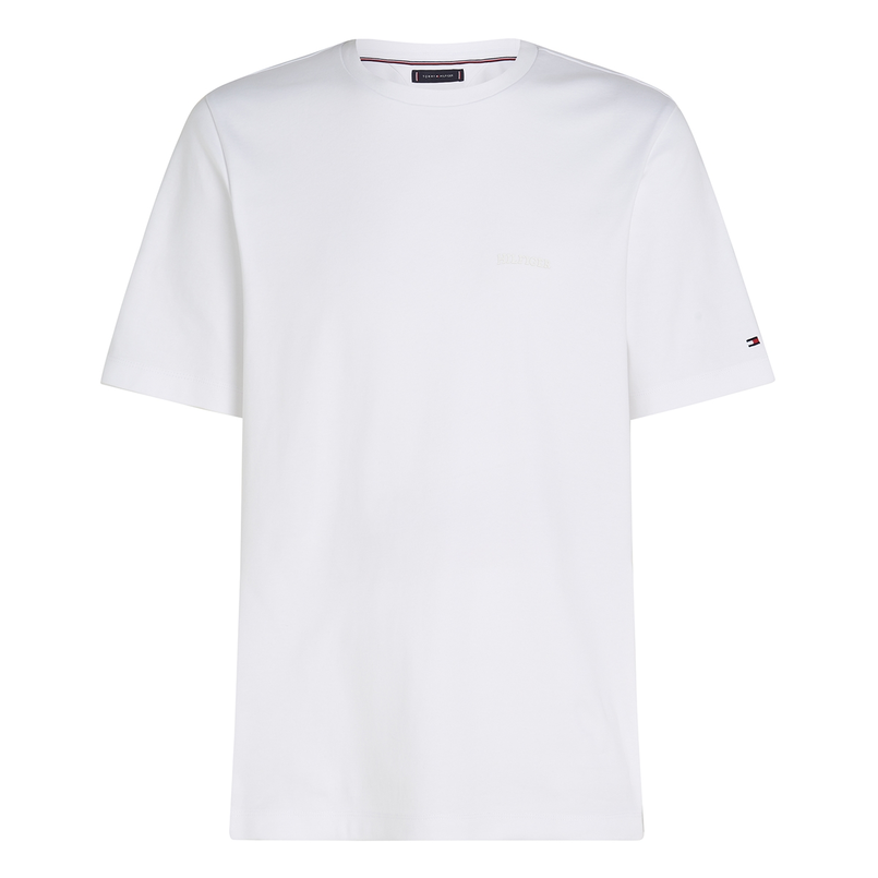 Tommy Hilfiger Heren T-shirt Mw0mw37508ybr Wit