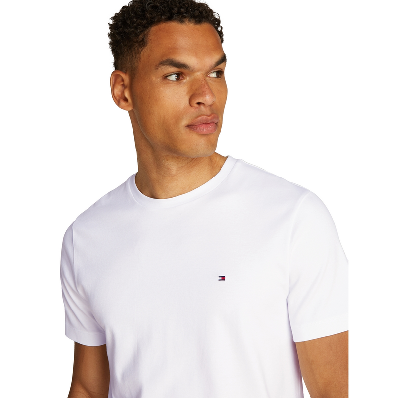 Tommy Hilfiger Heren T-shirt Mw0mw37508ybr Wit