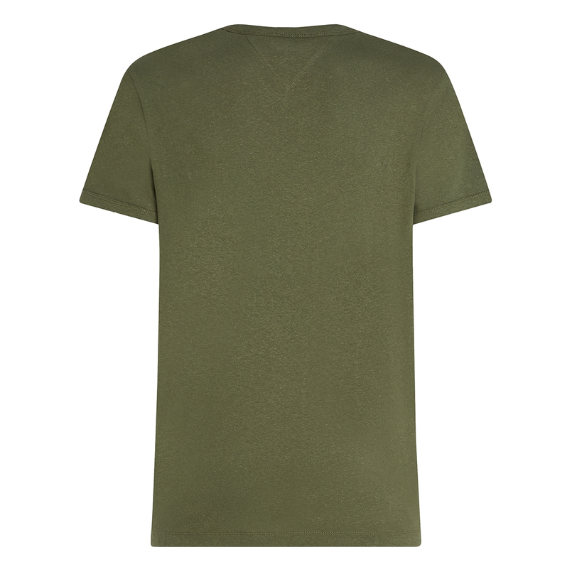 Tommy Hilfiger Heren T-shirt Mw0mw38637pli Groen